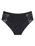 Dámske nohavičky Wild Azalea Florale Maxi - BLACK - black 0004 - TRIUMPH