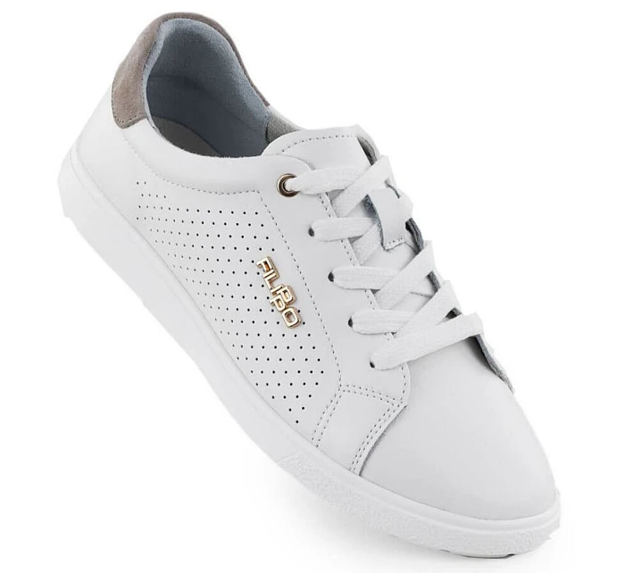 Filippo biela kožená športová obuv DP6738