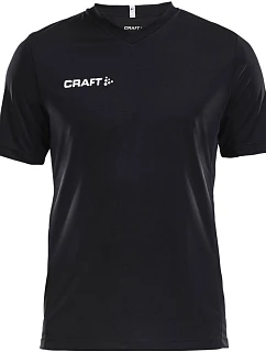 Squad Go Jersey Solid M Pánské sportovní tričko s výstřihem do V model 22468904 black - Craft Teamwear