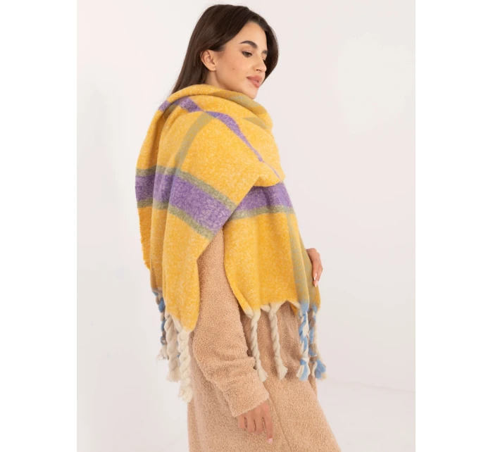 Šála AT SZ model 20519152 tmavě žlutá - FPrice