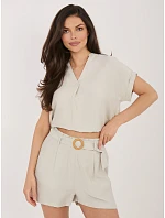 Šortky D60103M62612KA2 svetlo béžová Šortky D60103M62612KA2 svetlo béžová