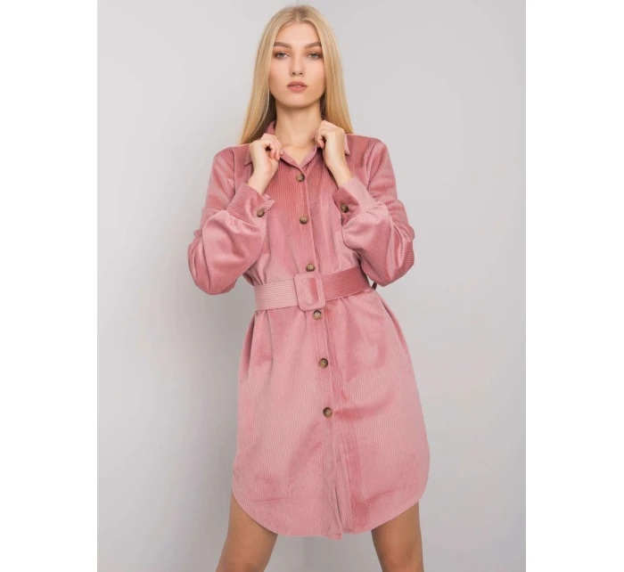 Šaty DHJ SK 10333.12P tmavo ružová