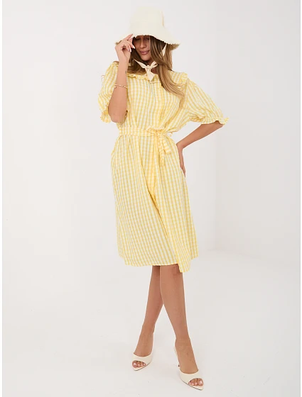 Šaty MI SK 32807 1.17P svetložltá
