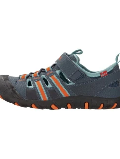 Trollkids Kids Sandefjord Sandal XT dark navy/dusky turquoise/glow orange (668-110) detské športové sandále pre chlapcov/dievčatá
