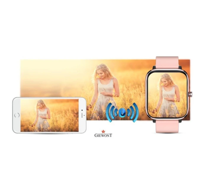 Chytré hodinky Pink model 21804903 - Giewont Chytré hodinky Pink model 21804903 - Giewont