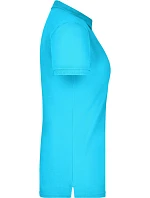JN 709 Dámské elastické piqué polo model 22488570 turquoise - Daiber