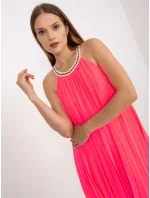 Šaty DHJ SK model 17445572 fluo růžová - FPrice Šaty DHJ SK model 17445572 fluo růžová - FPrice