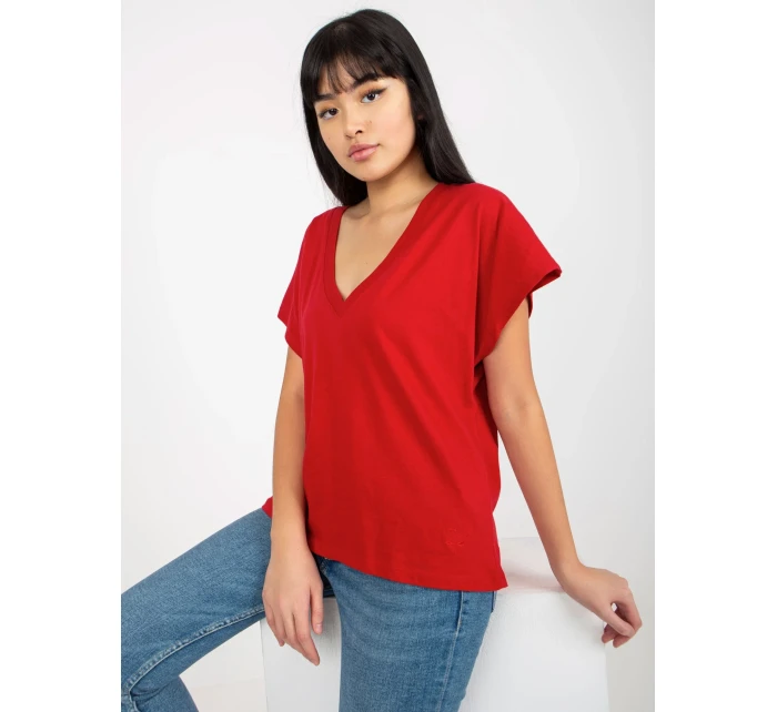 Dámske tričko TW TS 2005.43 tmavo červená - FPrice