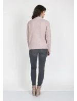 Sveter Estelle SWE 121 Powder pink - MKMSwetters Sveter Estelle SWE 121 Powder pink - MKMSwetters