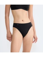 Dámske nohavičky sloggi 24/7 Cotton Lace Tai - čierne - SLOGGI