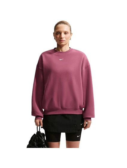 Dámska mikina Nike Studio Fleece, ružová, IM8082 654