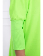 Oversize blúzka neónovo zelená Oversize blúzka neónovo zelená
