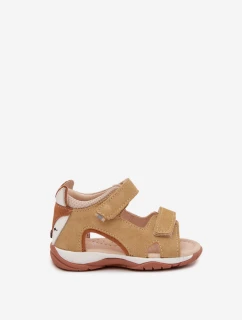 Kožené Dětské Sandály S  Béžové model 22031675 - Bartek S.A.