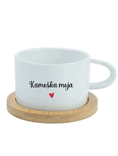 Môj priateľ - biely pohár na makrónky 200 ml