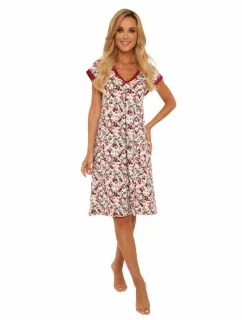 Dámská noční košile s krátkými rukávy model 9141707 MIA - De Lafense