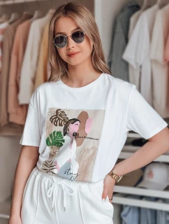 Dámské tričko bílé Dstreet model 21977077 - FashionStreet