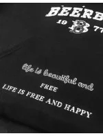 Dámska fleecová tepláková súprava v čiernej farbe (ZCH2210)