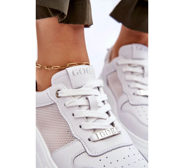 Dámské klasické sportovní boty model 21611259 Bíle - Goe