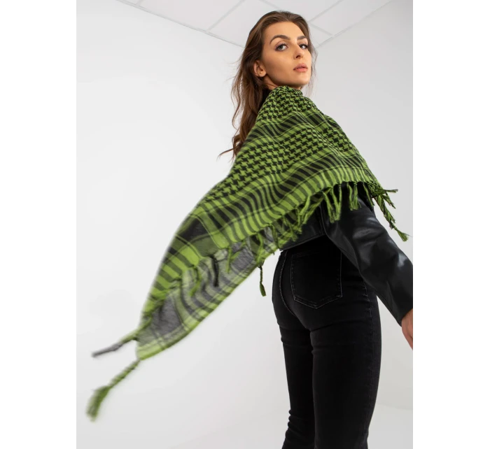 Šatka AT CH ARAFAT.37 čierny a zelený