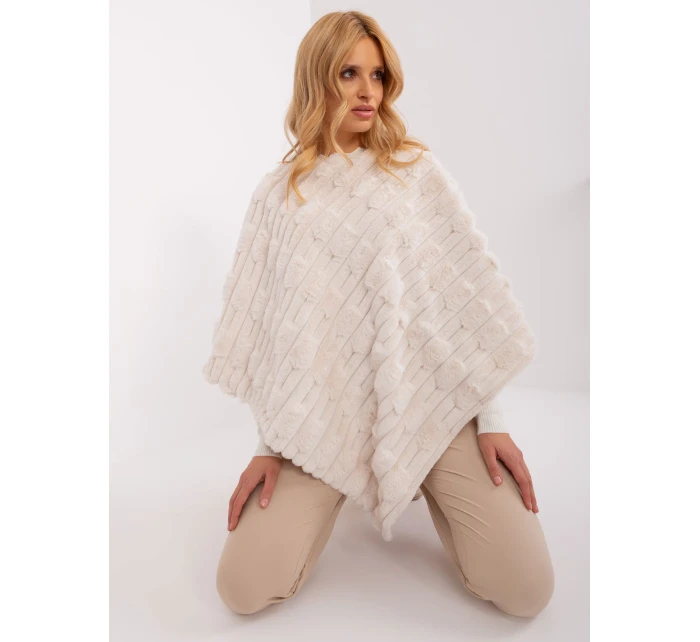 Poncho AT ecru model 19367683 - FPrice Poncho AT ecru model 19367683 - FPrice