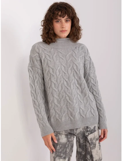 BA SW 8038 jumper.28P sivá BA SW 8038 jumper.28P sivá