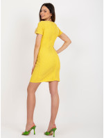 Sukienka LK SK 506335.21 ciemny żółty
