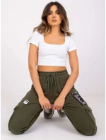 Tepláky RV DR 7461.03 khaki