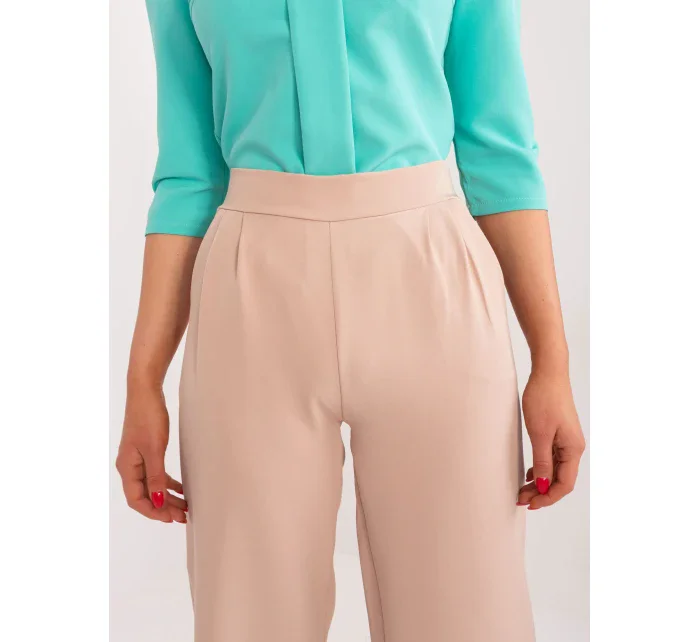 Spodnie WN SP model 19525626 camelowy - FPrice Spodnie WN SP model 19525626 camelowy - FPrice