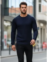 Pánsky tmavomodrý sveter WX2297z Pánsky tmavomodrý sveter WX2297z