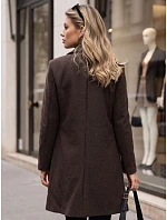Płaszcz damski klasyczny brązowy model 22366687 - FashionStreet