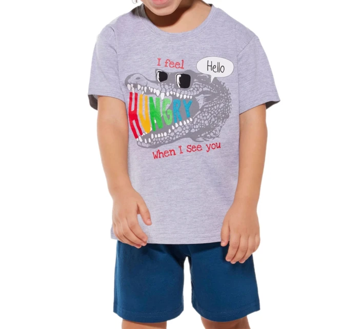 Chlapčenské pyžamo 438/115 Hungry - CORNETTE Chlapčenské pyžamo 438/115 Hungry - CORNETTE