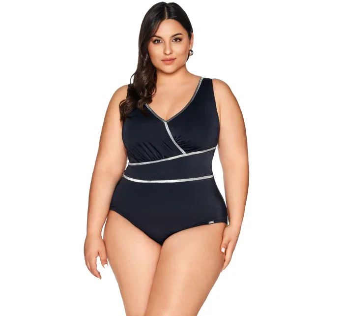 Dámske jednodielne plavky 62 čierne - AVA