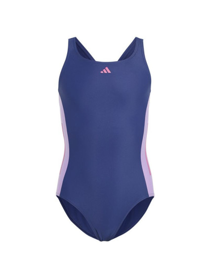 Dievčenské juniorské plavky Cut 3 Stripes IC4728 - Adidas