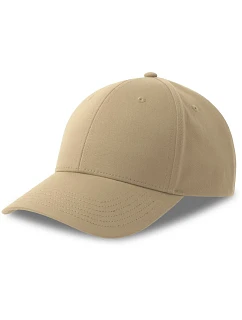 Atlantis Headwear Bolt-S 6-panelová bejzbalová čiapka 33.0314 khaki