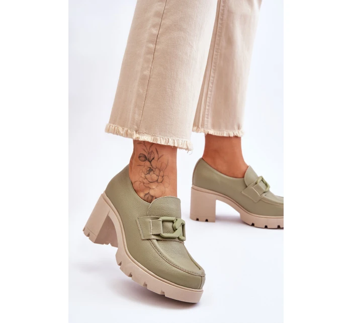 Elegantní boty s Zelená model 21612082 - Boto Elegantní boty s Zelená model 21612082 - Boto