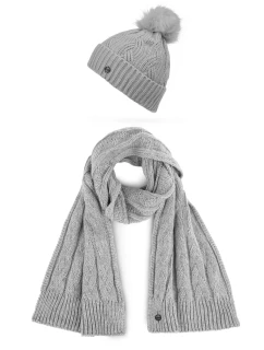 Dámska súprava šálu a čiapky Vuch Sheron Set Grey