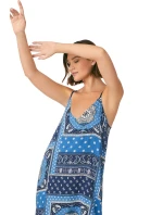 Dámska nočná košeľa YI60015 454 modrá - DKNY