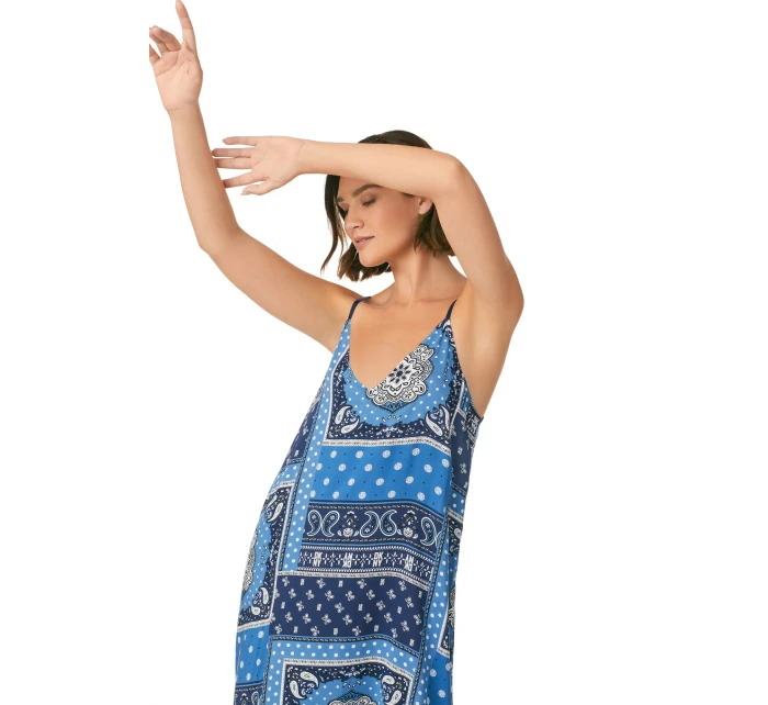 Dámska nočná košeľa YI60015 454 modrá - DKNY