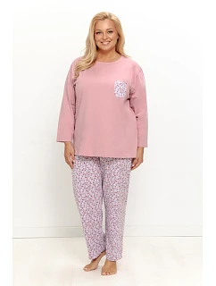 3656 DÁMSKE DLHÉ PYŽAMO AGNESSA 4XL–6XL
