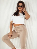 Dámské tepláky béžové Dstreet model 21972381 - FashionStreet