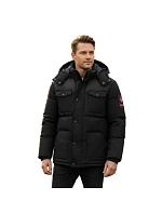 Geografické Nórsko Pánska bunda BAREDA DB BLACK MEN 096 BLACK (WY3882H/GN-NOIR)