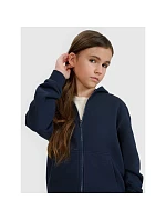 Bluza dresowa rozpinana z kapturem dziewczęca 4F 4FJWMM00TSWSF1861-31S