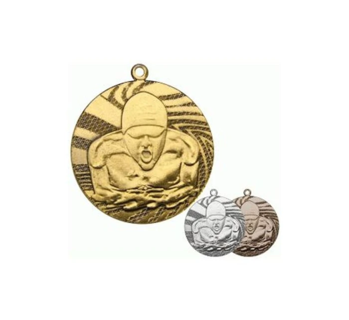 Zlatá medaila - plávanie - oceľová medaila Zlatá medaila - plávanie - oceľová medaila