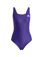 Dámske plavky značky adidas s výstrihom v tvare písmena V na chrbte, fialové, KS2951 Dámske plavky značky adidas s výstrihom v tvare písmena V na chrbte, fialové, KS2951