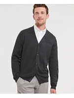 Pánský pletený cardigan s výstřihem do V 11. black model 22476185 - Russell Athletic
