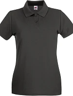 Fruit of the Loom Lady-Fit Premium Polo Dámske piqué polo 16.3030 svetlo grafitová