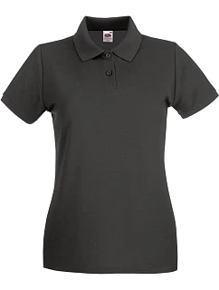 Fruit of the Loom Lady-Fit Premium Polo Dámske piqué polo 16.3030 svetlo grafitová