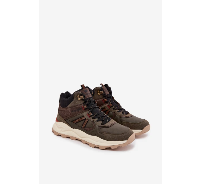 Buty Trekkingowe Męskie WRANGLER WEST MEN MID 20253027 Ciemnozielone