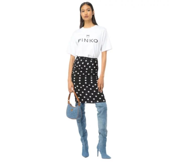 Tričko s logom Scanner W 101704A12Y - Pinko