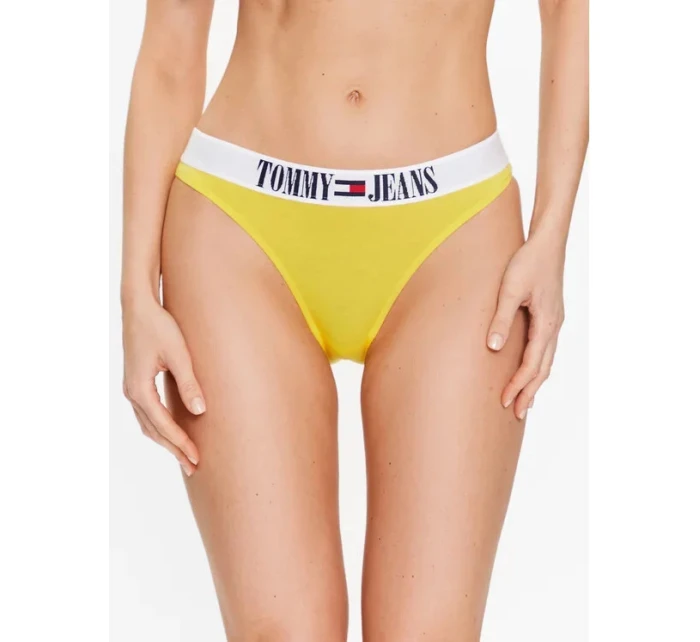 Dámske nohavičky Tommy Jeans UW0UW04208-ZGQ Yellow - Tommy Hilfiger